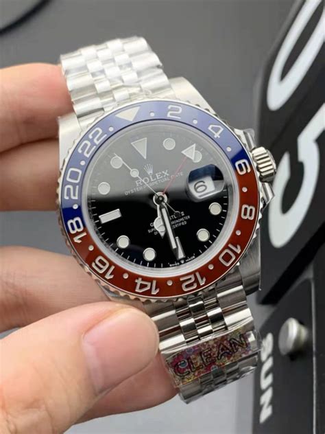 rolex gmt master ii replica vs real|clean factory Rolex gmt.